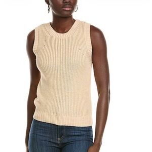 Central Park West Beige Roan Sweater